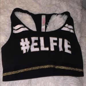 PINK Christmas Sports Bra